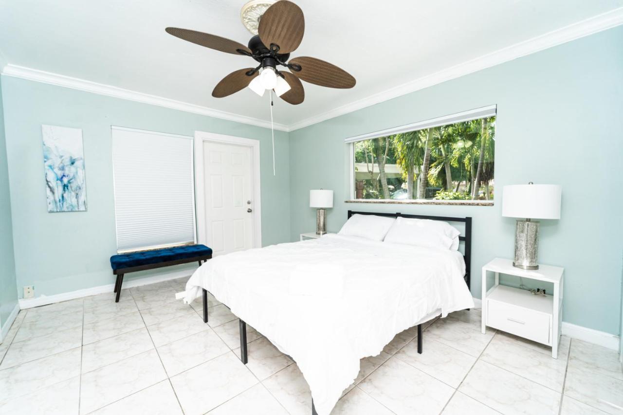 Central Waterfront Villa Salt Wtr Pool Near Beach Fort Lauderdale Exterior foto
