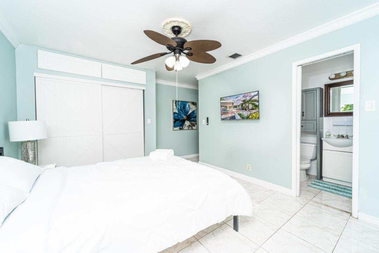 Central Waterfront Villa Salt Wtr Pool Near Beach Fort Lauderdale Exterior foto
